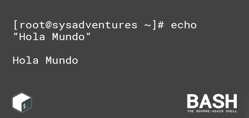 Logo Bash Example Sysadventures